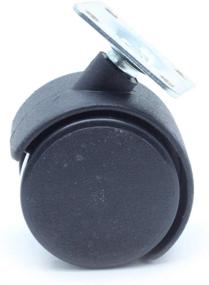 img 1 attached to Mecion Black Nylon Swivel Caster Material Handling Products