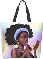 ezyes african american shoulder lightweight women's handbags & wallets for totes logo