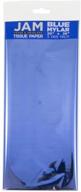 🎀 jam paper tissue paper - metallic blue mylar - pack of 3 sheets logo