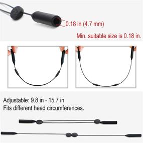 img 3 attached to 🕶️ Flexible Fit Sunglass Retainer: Adjustable Universal Sunglasses Strap for Enhanced Comfort and Security