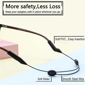 img 2 attached to 🕶️ Flexible Fit Sunglass Retainer: Adjustable Universal Sunglasses Strap for Enhanced Comfort and Security