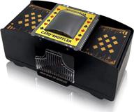 nileole 1-2 deck battery-operated automatic card shuffler: perfect for uno, texas hold'em, poker, and more! логотип