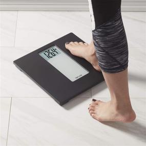img 2 attached to 🔢 Black and White Digital Bathroom Scale with 400 LB Capacity by Taylor Precision Products