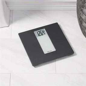 img 3 attached to 🔢 Black and White Digital Bathroom Scale with 400 LB Capacity by Taylor Precision Products