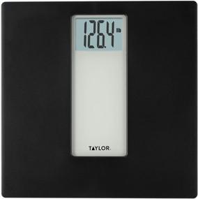 img 4 attached to 🔢 Black and White Digital Bathroom Scale with 400 LB Capacity by Taylor Precision Products