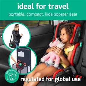 img 1 attached to mifold hifold Slim-Fit Foldable Highback Booster Seat – Adjustable Booster Car Seat for Everyday Use, Travel, Carpooling and More – Slate Grey