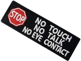 img 1 attached to 🐾 Enhanced Service Dog Alert System: No Touch No Talk Warning Vests/Harnesses Patch with Embroidered Badge and Fastener Hook & Loop Emblem