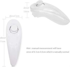 img 2 attached to 🎮 ZOTAIN 2-Pack Nintendo Wii Nunchuk Controllers - White (Compatible with Wii & Wii U)