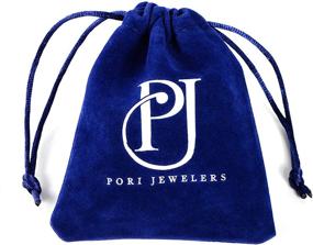 img 2 attached to Sleek Style: Pori Jewelers Sterling Alternating Paperclip Girls' Jewelry for a Chic Look