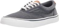 sperry striper core grey men's shoes and fashion sneakers - size 10.5 logo