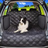 🐶 meadowlark suv dog cargo liner - car trunk cover pet seat cover large premium non-slip, extra padded anti-shock dog cover, waterproof mat - universal, pet hair & bumper protector for dogs... logo