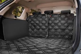 img 3 attached to 🐶 Meadowlark SUV Dog Cargo Liner - Car Trunk Cover Pet Seat Cover Large Premium Non-Slip, Extra Padded Anti-Shock Dog Cover, Waterproof Mat - Universal, Pet Hair & Bumper Protector for Dogs...