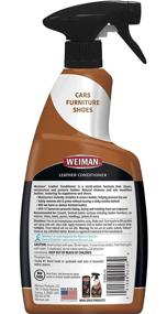 img 3 attached to 🚘 Weiman Leather Cleaner and Conditioner: Cleans, Conditions, and Restores Leather Surfaces - UV Protectants to Prevent Cracking and Fading on Furniture, Car Seats, Shoes, Purses (22 oz)