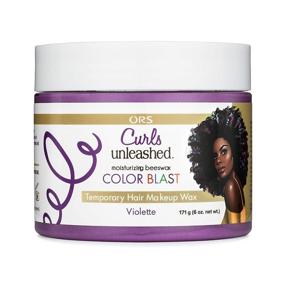 img 4 attached to Curls Unleashed Hair Care Color Blast 🌈 Violette: Elevate Your Style with Temporary Hair Makeup Wax