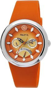 img 2 attached to ⌚ Quartz Stainless Steel Orange Dial Watch for Women by Philip Stein - F43S-TS-O