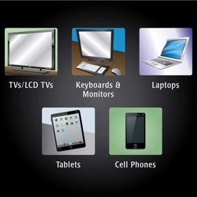 img 1 attached to Weiman Антистатические влажные салфетки для очистки электронных устройств: ЖК-экраны, компьютеры, телевизоры, планшеты, электронные книги, смартфоны, нетбуки, сенсорные экраны (30 салфеток)