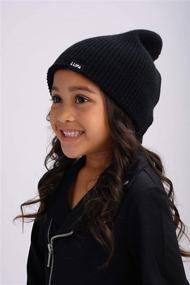 img 1 attached to 🧢 Lupa Junior Unisex Canadian Made Cold Weather Beanie, Essential Girls' Accessory
