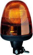 hella 006846011 kl rotaflex flex mount beacon warning light: rotating patterns, 24v amber - the ultimate safety light! logo