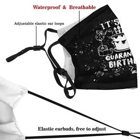 img 1 attached to Birthday Printed Fashion Reusable Breathable Women's Accessories