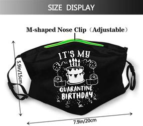 img 3 attached to Birthday Printed Fashion Reusable Breathable Women's Accessories