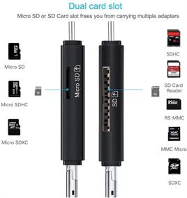 img 4 attached to 📸 COCOCKA USB 3.0 SD Card Reader - Type C Memory Card Reader with OTG Adapter for Windows Linux PC Laptop - Compatible with SDXC SDHC TF RS-MMC Micro SD Cards