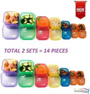 🍽️ 21-day portion control container kit: effective weight loss solution with tally chart and ebook - double set (14-pieces) логотип