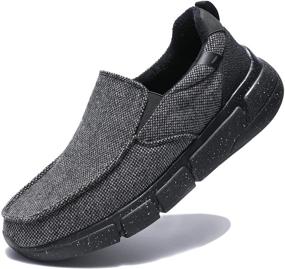 img 4 attached to 👞 ZHR Mens Slip Shoes: Ultra-Comfortable Men's Loafers & Slip-Ons