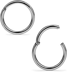 img 1 attached to SCERRING Titanium Cartilage Earrings Piercing Women's Jewelry