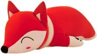 20-inch vsfndb stuffed fox plush toy: super soft and cuddly animal pillow cushion for kids, girls, boys - perfect birthday or christmas gift, room decor logo