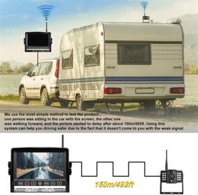 img 1 attached to Wireless Rearview Motorhome Operation Xroose