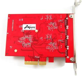 img 1 attached to Ableconn PEX UB155 Gen2 Gbps 4 Port - Сетевой адаптер с интерфейсом PCIe Gen2 x1 и 4 портами