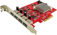 ableconn pex ub155 gen2 gbps 4 port - сетевой адаптер с интерфейсом pcie gen2 x1 и 4 портами логотип