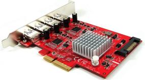 img 3 attached to Ableconn PEX UB155 Gen2 Gbps 4 Port - Сетевой адаптер с интерфейсом PCIe Gen2 x1 и 4 портами