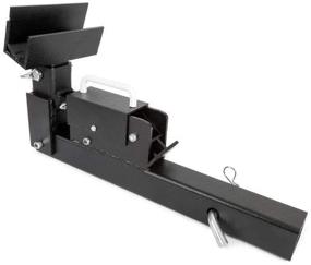 img 3 attached to 🚚 GREAT DAY Tote Caddy Trash Can Transporter - Truck/Auto/Golf Cart/ATV Hitch Receiver - 200 lbs Capacity - Black Powder-Coated Finish, TC5000