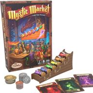 thinkfun mystic market strategy card game - exciting fast paced game for families and gamers logo