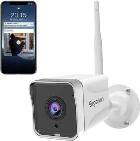 img 4 attached to 📷 1080P WiFi наружная безопасностная камера - Septekon S50: IP66 водонепроницаемость FHD ночное видение, обнаружение движения, двусторонняя аудиосвязь, облачное хранилище, совместимость с Alexa
