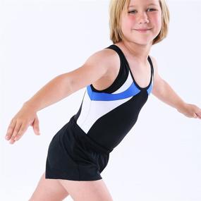 img 1 attached to 🤸 Premium Boy's Gymnastics Leotard: Toddler Ballet Dance Practice, Athletic Competition & Training Tank