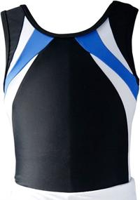 img 4 attached to 🤸 Premium Boy's Gymnastics Leotard: Toddler Ballet Dance Practice, Athletic Competition & Training Tank