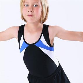 img 2 attached to 🤸 Premium Boy's Gymnastics Leotard: Toddler Ballet Dance Practice, Athletic Competition & Training Tank