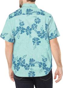 img 1 attached to Reyn Spooner Tailored Hawaiian Turquoise Men's Clothing