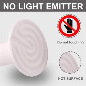 img 3 attached to 110V Ceramic Heat Emitter - 60W Reptile Heat Lamp Bulb for Chicken Coop, Lizard Aquarium, Snake, Dogs Brooder - No Harm, No Light Infrared Heater Lamp (White)