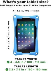 img 3 attached to 📱 Cooper Trooper 2K Rugged Case: Ultimate Protection for 7" Tablets – Universal Fit, Tough Bumper, Shockproof Kids Holder with Carrying Cover Bag, Stand, and Strap