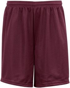 img 4 attached to 👦 Stay Cool and Active with Youth Mesh Tricot 6 Shorts for Boys' Clothing