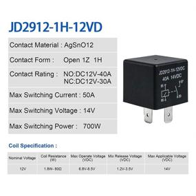 img 2 attached to YiePhiot Pack Relay Model JD2912 1H 12VDC