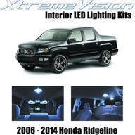 high-performance interior led kit for honda ridgeline 2006-2014 (18 pieces) - cool white lighting + easy installation logo