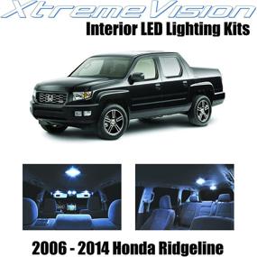 img 4 attached to High-Performance Interior LED Kit for Honda Ridgeline 2006-2014 (18 Pieces) - Cool White Lighting + Easy Installation