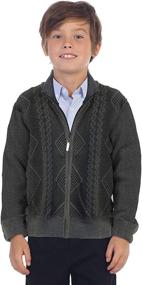 img 3 attached to Gioberti Lightweight Geometric Cardigan Sweater Boys' Clothing for Sweaters