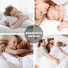 img 1 attached to 🛏️ Premium 1000 Thread Count Egyptian Long Staple Mattress Bedding: Deluxe Comfort for Kids' Bedding