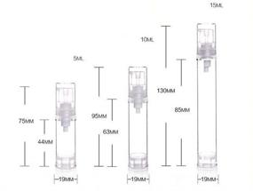 img 2 attached to 💆 Achieve Flawless Skincare with Airless Bottles: Cosmetic Containers for Foundations