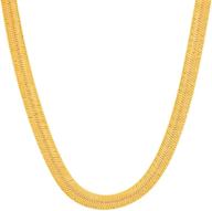 📿 boys' flexible herringbone necklace from lifetime jewelry - enhance your necklaces collection logo